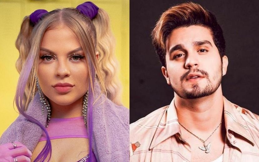 Luísa Sonza e Luan Santana são vistos juntos em estúdio e nós já queremos o feat!