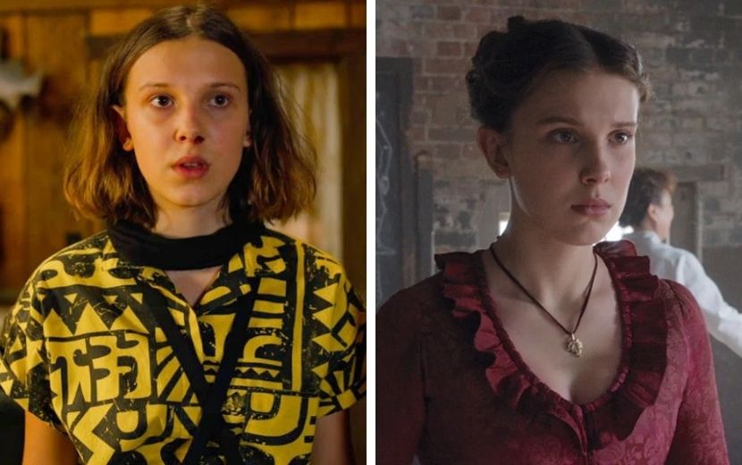 Millie Bobby Brown revela o que guardou do set de "Stranger Things" e "Enola Holmes"