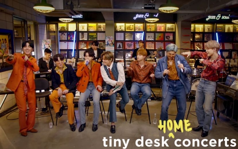 BTS participa do Tiny Desk Concert com grandes sucessos