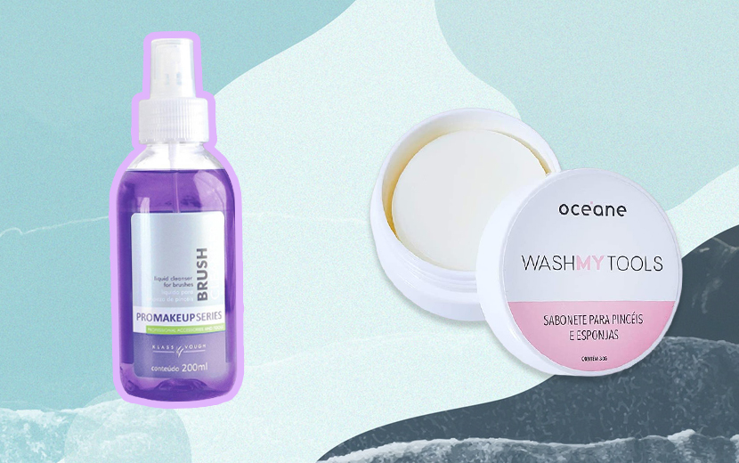 6 produtos que vão te ajudar a limpar seus pincéis e esponjas de maquiagem