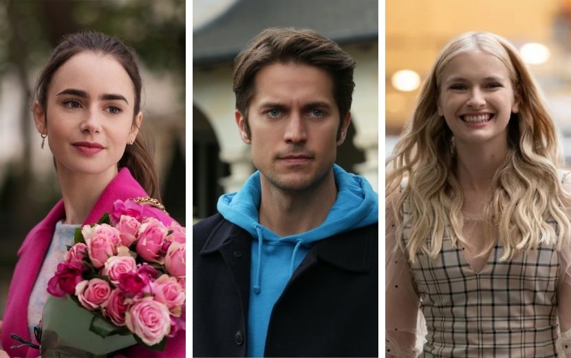 Intérprete de Gabriel em "Emily em Paris" reage à possibilidade de um trisal na série