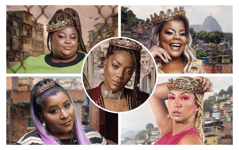Ludmilla homenageia MC Carol, MC Katia, Tati Quebra Barraco e Valesca Popozuda em imagens para "Rainha da Favela"