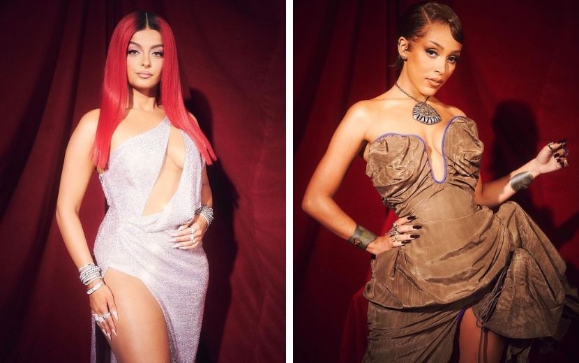 AMAs: Bebe Rexha e Doja Cat brilham em performance de “Baby, I’m Jealous”