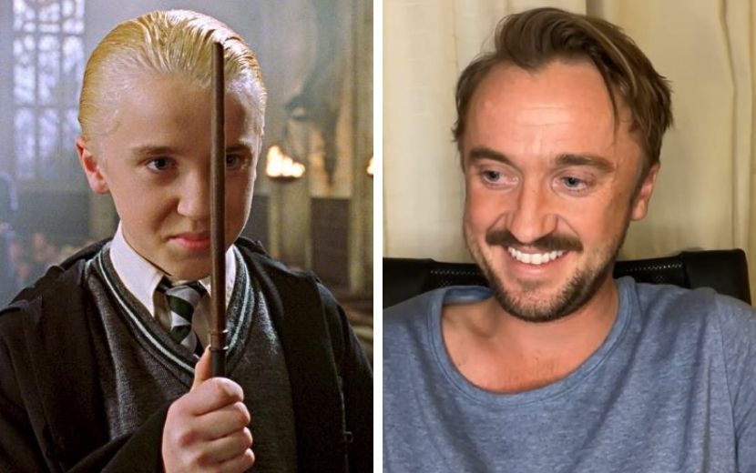 Tom Felton assiste "Harry Potter e a Pedra Filosofal" dezenove anos após o lançamento do filme