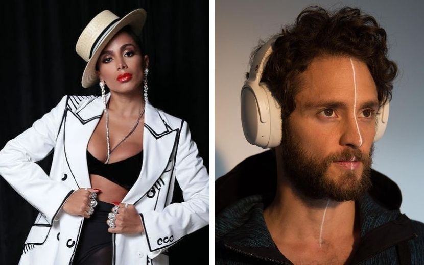 Anitta encontra Christopher Uckermann e publica TikTok com cantor do RBD