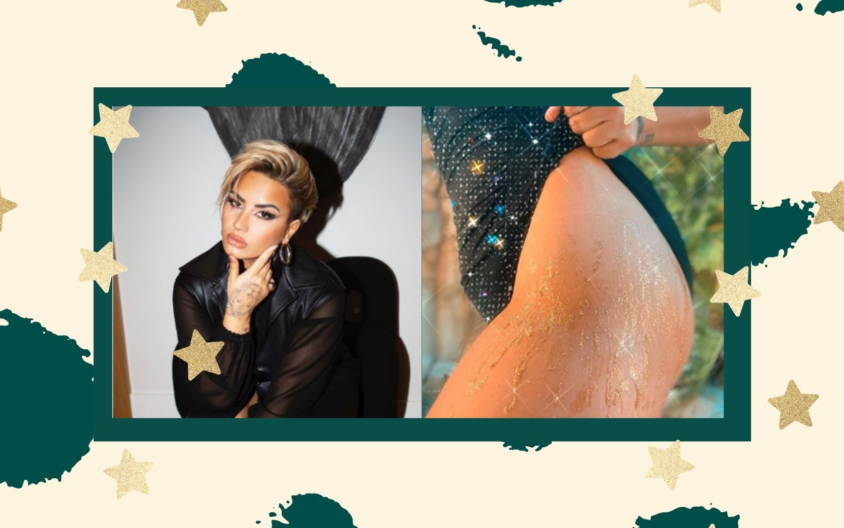 Demi Lovato celebra suas estrias e comemora superação de seu distúrbio alimentar