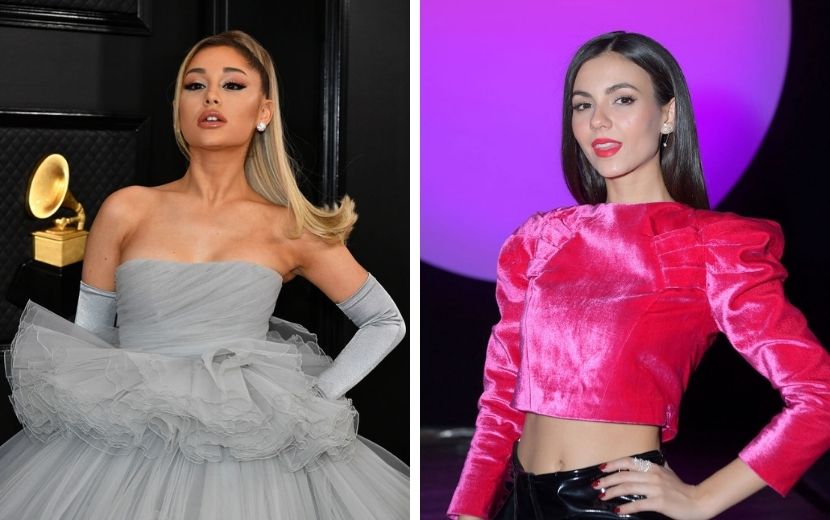 Amizade do pop! Ariana Grande parabeniza Victoria Justice pela música "Treat Myself"
