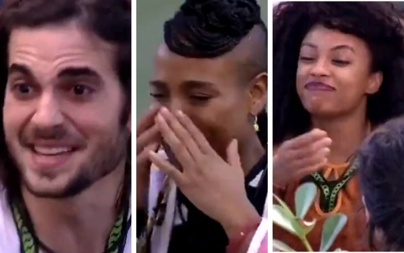 BBB21 Fiuk, Lumena e Karol Conká ironizam fala de Carla Diaz sobre comidas da Xepa