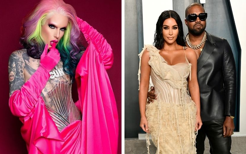 Jeffree Star comenta boatos de affair com Kanye West: "Alguma garota inventou uma mentira no TikTok e viralizou"