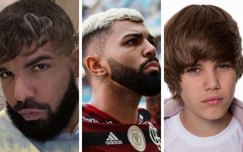 Drake vira piada após novo corte de cabelo e é comparado a Justin Bieber e Gabigol