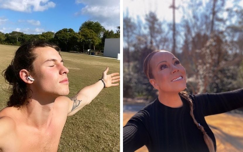 Amizade do pop! Mariah Carey imita pose e legenda de Shawn mendes em publicação fofa; vem ver