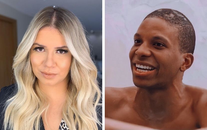 Marília Mendonça faz videochamada com Lucas Penteado: "Mó sorrisão"