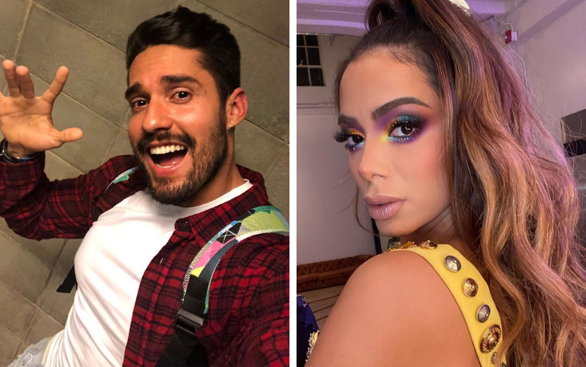 Arcrebiano reage ao vivo às declarações de Anitta com duas flechadas
