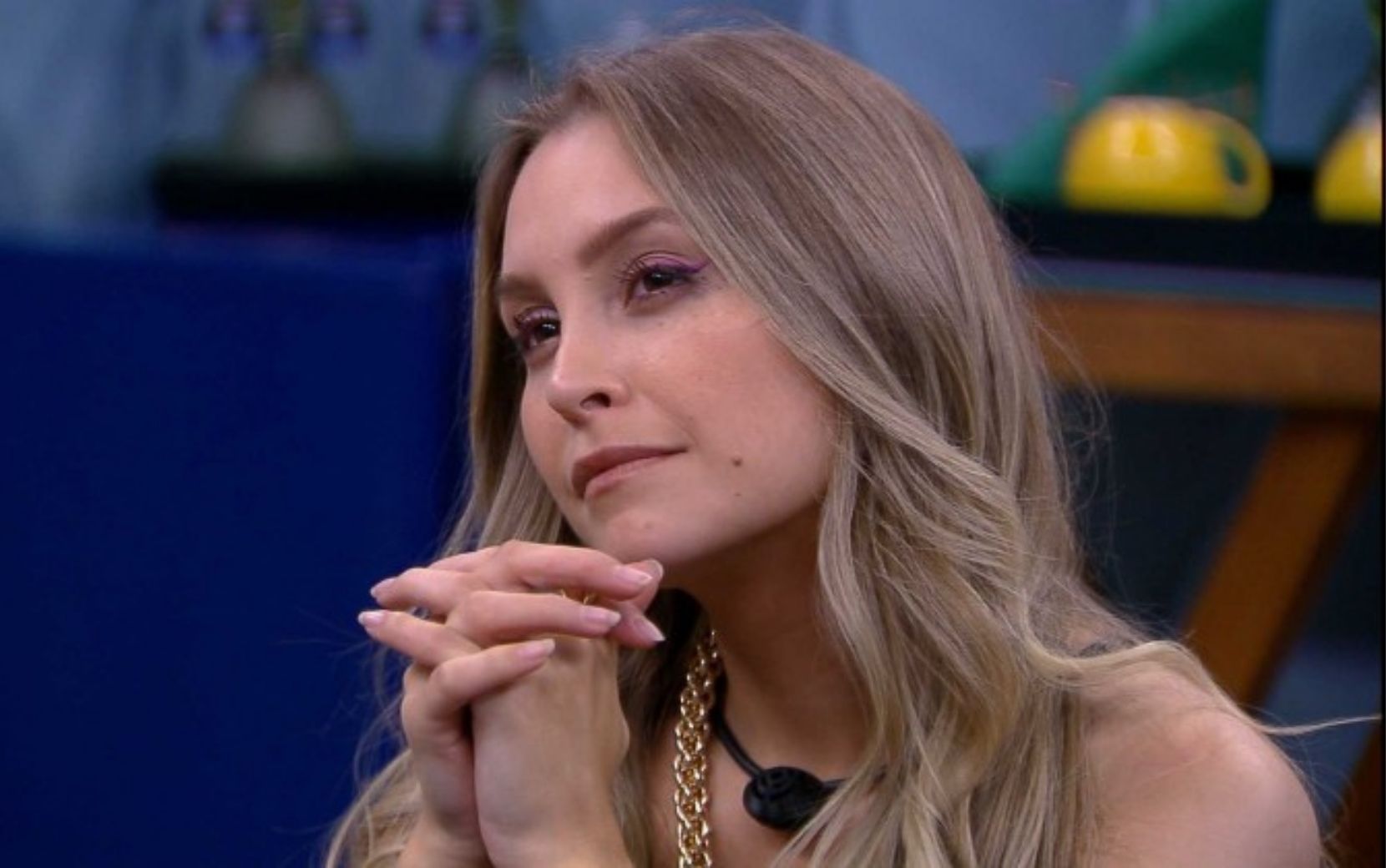 Carla Diaz flagra grupo falando mal de Juliette no BBB21: "Que feio isso!"