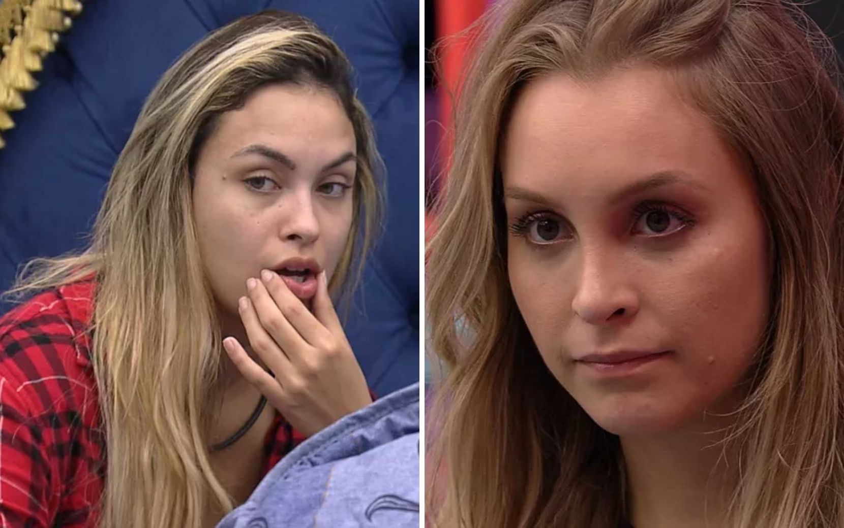 BBB21: Sarah reage ao retorno de Carla Diaz: "Será que a gente falou coisa que não podia?"