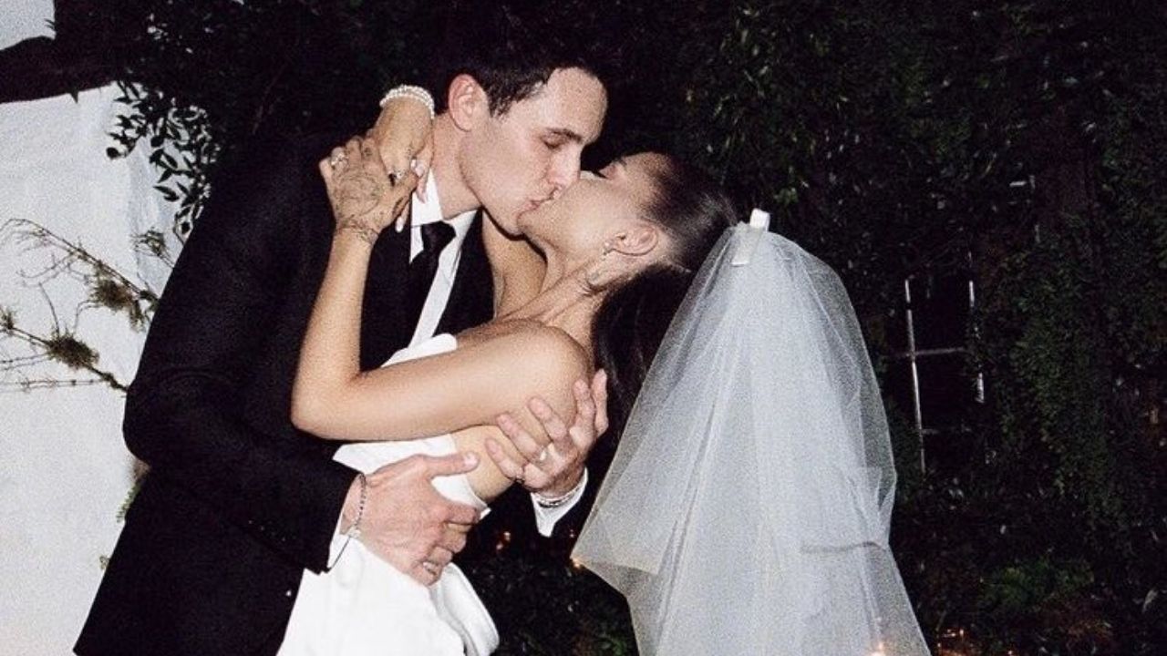 Ariana Grande compartilha fotos inéditas do casamento com Dalton Gomez