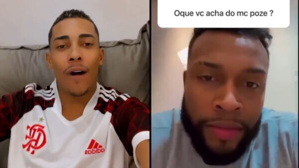 Nego Di e Mc Poze trocam farpas em rede social: "Psicopata do funk"