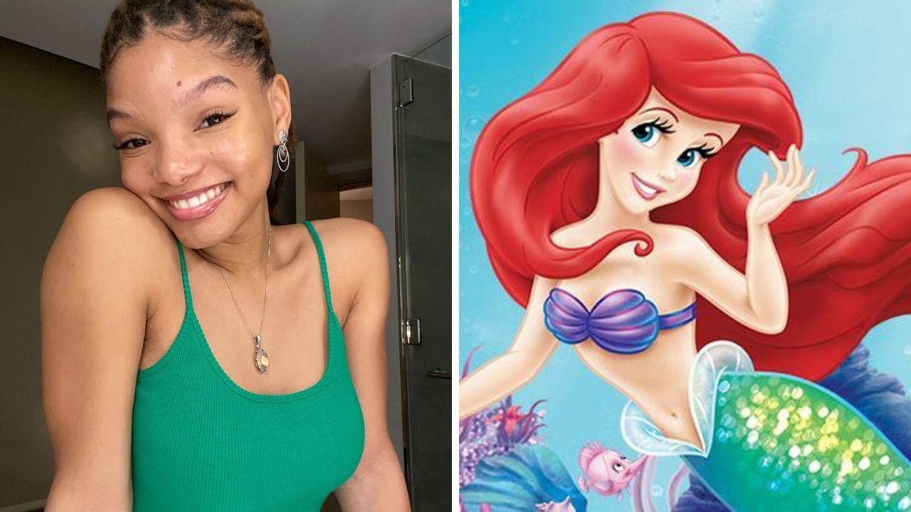 A Pequena Sereia: Halle Bailey é clicada em bastidores de live-action