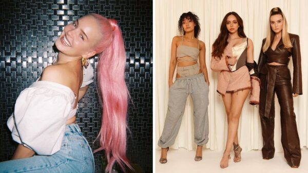 Anne-Marie e as meninas do Little Mix estão belíssimas na capa de "Kiss My (Uh-Oh)"; vem ver