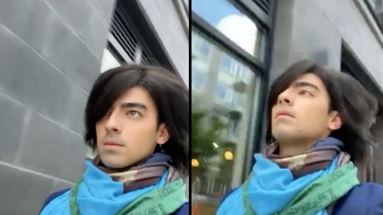 Joe Jonas posta vídeo com franja ao som de "S.O.S."