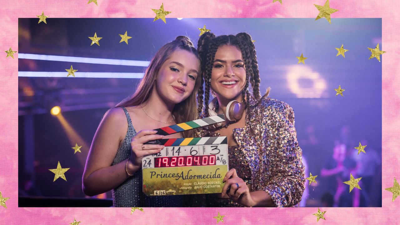 Estrela de “Princesa Adormecida”, Pietra Quintela filma com Maisa Silva