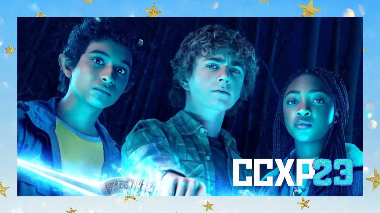 CCXP23: fãs reagem às cenas inéditas da nova adaptação de "Percy Jackson"