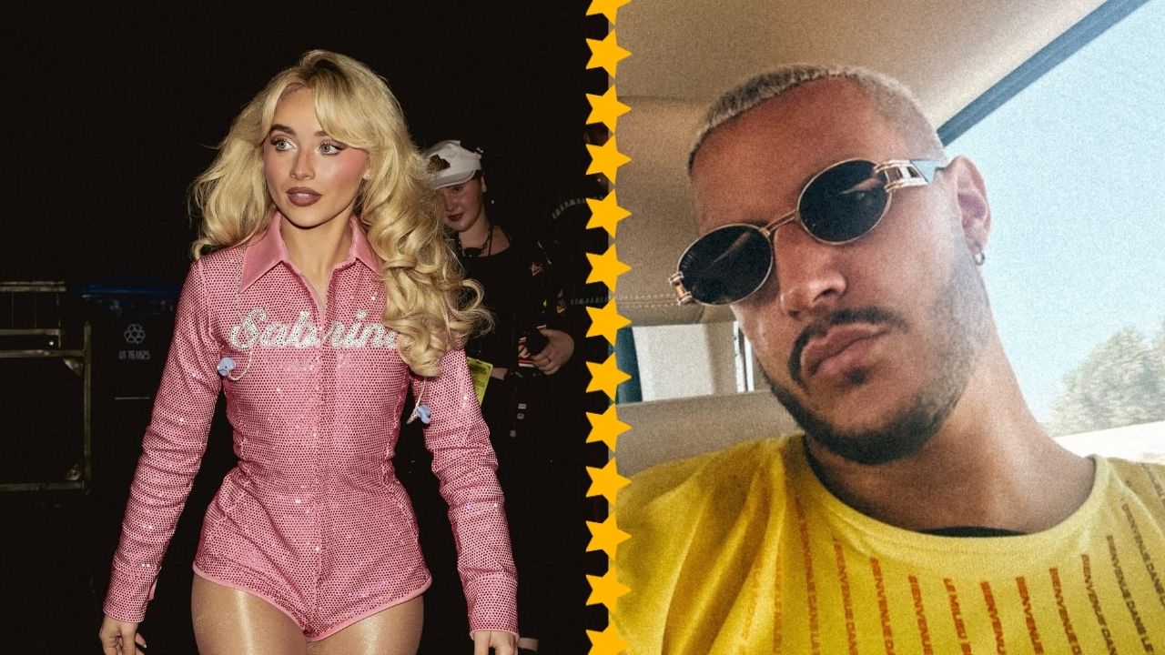 Sabrina Carpenter em look rosa brilhante e DJ Snake de óculos escuros, confirmados como atrações do VMA 2025